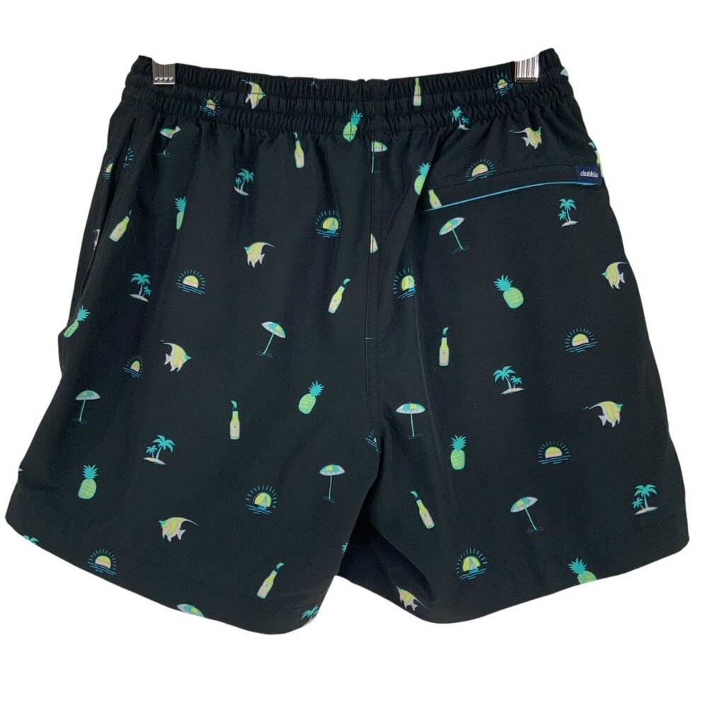 Chubbies Black Pineapple Print Drawstring Pull-On… - image 2